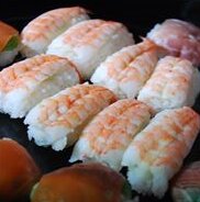 foto sushi de gamba